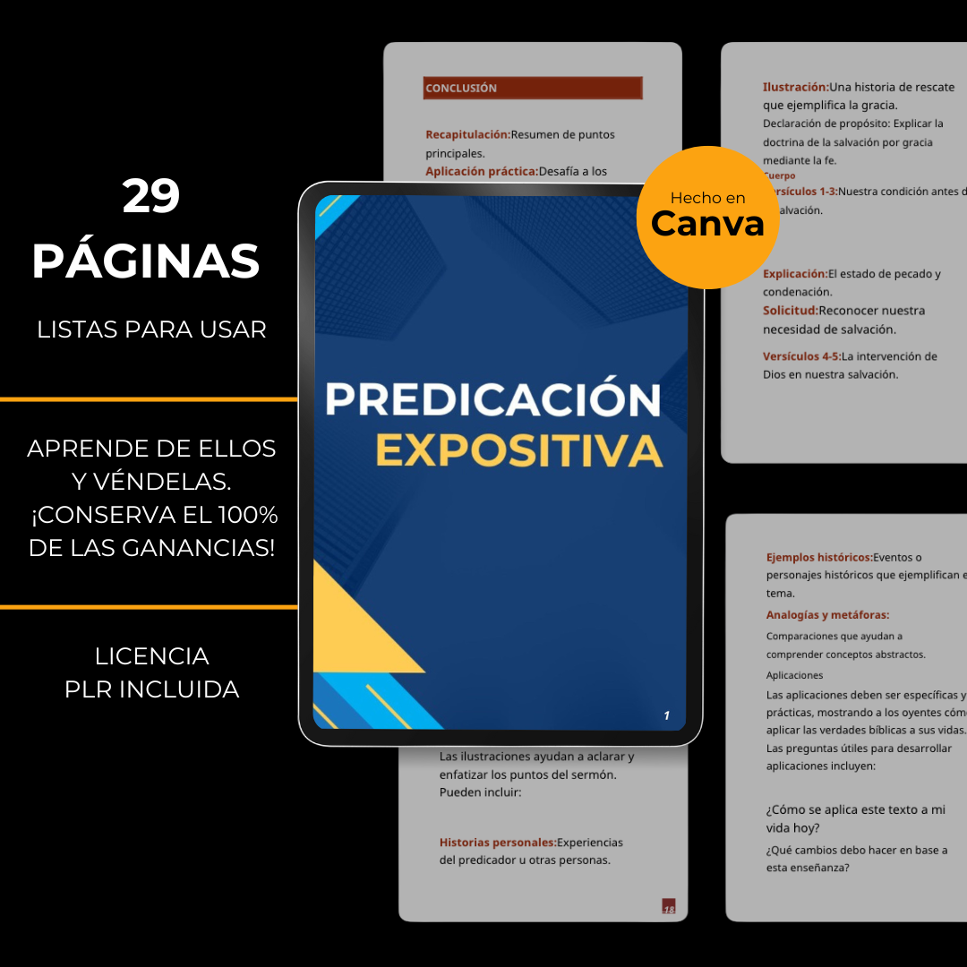 Pack "La Biblia Explicada Versículo por Versículo" + 6 Bonos Exclusivos + Derechos de Reventa